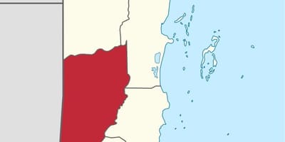 Distretto di Cayo Belize mappa