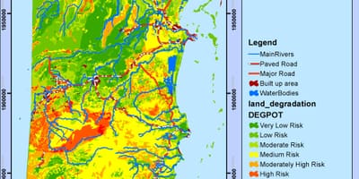 Mappa di clima Belize